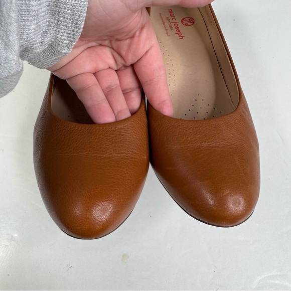 Marc Joseph New York Midtown Brown Leather Pump Size 8 - Picture 4 of 7